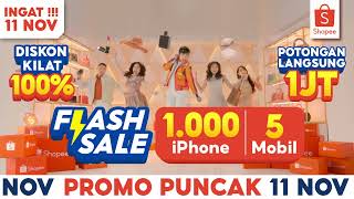 Ingat Promo Puncak 11 Nov Cek Shopee dulu Termurah di Shopee 1111 Big Sale [upl. by Dunkin]