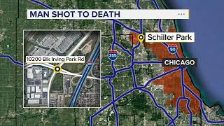 Man shot to death in parking lot near OHare Airport police say [upl. by Fink699]