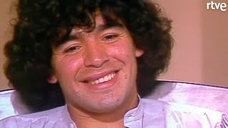 MARADONA  Entrevista 1982  Archivo RTVE [upl. by Bannon]