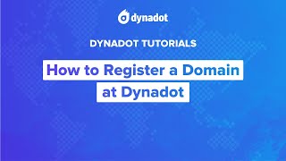 How to Register a Domain Name at Dynadot [upl. by Bradeord]