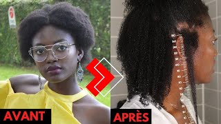 🔥6 CONSEILS pour avoir de LONGS CHEVEUX CREPUS FACILEMENT  20 cm en 1an😍 [upl. by Lanette]