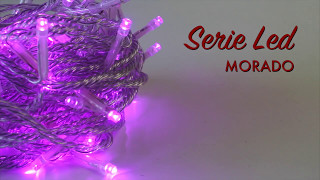 Serie Lineal Led Color Morado 100 Leds [upl. by Joella522]