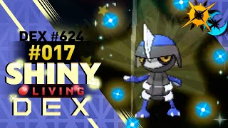 THANK THE GODS SHINY PAWNIARD 624 SHINY Living Dex  Ultra Sun amp Moon Shiny 017 [upl. by Garling847]