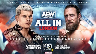 CÓMO HACER LA MATCH CARD DE AEW ALL IN LONDON 2023 By Yael [upl. by Sennahoj]