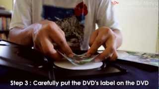 How to make DVD labelcover in less than 1 minute [upl. by Neelyahs227]