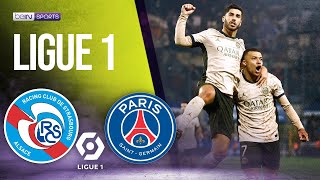 Strasbourg vs PSG  LIGUE 1 HIGHLIGHTS  020224  beIN SPORTS USA [upl. by Rendrag]