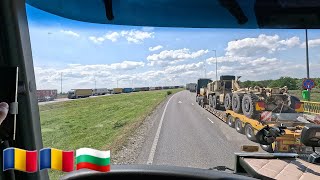 Truck Life  New Trailer Nice Views and 11km Line at Calafat [upl. by Notserk237]