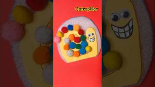 Easy Caterpillar craft New Creative Craft ideas caterpillar trending art craft diy shorts [upl. by Onailil171]