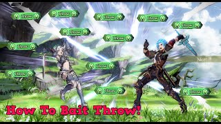 IS THIS HAPPENING TO YOU How To Bait Throw Tech GbfvsR [upl. by Eimmak]