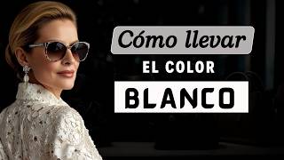 ⚪ Cómo combinar el color BLANCO en Ropa a los 50 años o más  OUTFITS ELEGANTES 👗💫 [upl. by Mandelbaum]