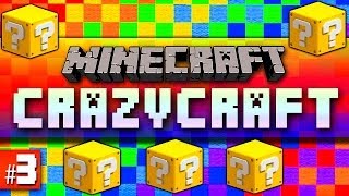 Minecraft Mods Crazy Craft 3 LUCKY BLOCK with Vikkstar Minecraft Crazy Craft 21 [upl. by Daisie]