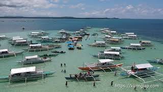 4K DRONE VIEW Virgin Island Bohol Philippines [upl. by Wolsky]