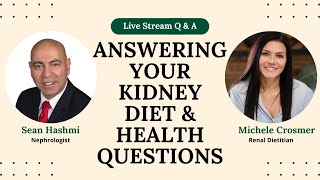 Kidney Disease Diet amp Health Q amp A [upl. by Ultan]