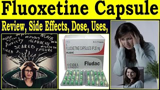 Fluoxetine Capsules ip 20 mg 10 mg  Fludac 20 mg Review Hindi  Uses benefits Side Effect Dose [upl. by Haem814]