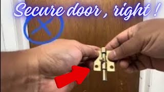 Securing Outswing Doors with Barrel Bolts  DIY Door Security Guide [upl. by Reinert487]