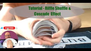 Tutorial  Riffle Shuffle amp Cascade Card Effect [upl. by Tenney]