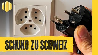 Vom Schuko zum Schweizer Stecker  Elektrisierende Anleitung für Anfänger [upl. by Euqininod]