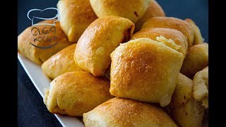 Piroschki mit Weißkohl Füllung gebacken im Ofen  Hefeteig [upl. by Dympha]