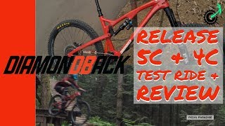 Diamondback Release 5C and 4C  Test Ride and Review [upl. by Pavyer]