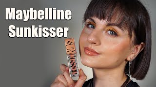 NEW Maybelline Sunkisser liquid blush  swatches amp review [upl. by Cicero]