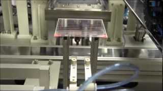 Dyesensitized solar cell module assembled by fully automated machine [upl. by Htebsle]