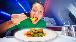 Qatar Airways Business Class  FOOD REVIEW 🇶🇦 Bangkok to Doha to Milan [upl. by Sprague]