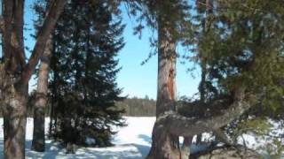 Winter Camping Angleworm Lake BWCAW [upl. by Kcirredal88]