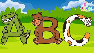 Phonics Animal Song  Learn ABC Alphabets with Animals  Animal Names [upl. by Azarria197]