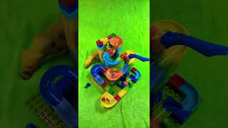 Satisfying Marble Run Race ASMR 🤹🏻‍♀️ 106 🔴🟡🟢 marblerace asmr shorts [upl. by Hyozo467]