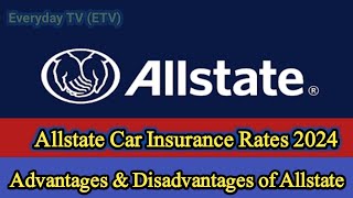 Allstate Car Insurance Quote 2024  geico statefarm progressive travelers  Everyday TV ETV [upl. by Hirsh]