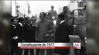 Las imágenes del Constituyente de 1917 en la Filmoteca de la UNAM [upl. by Annal]