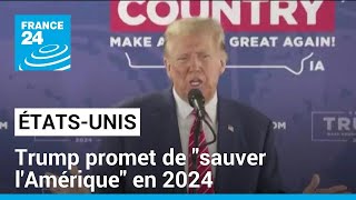 Trois ans après lattaque du Capitole Trump promet de quotsauver lAmériquequot en 2024 • FRANCE 24 [upl. by Ojela]