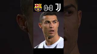 Barcelona 🆚 Juventus 03  Ronaldo Destroys Messi’s Barcelona in UCL football shorts ronaldo [upl. by Viradis]