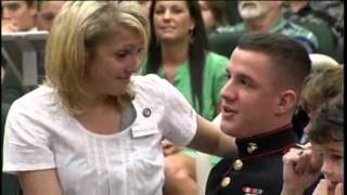 Marine surprises sister during graduation [upl. by Noraha]