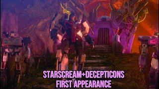 Starscreamdecepticons first appearance megatron vs Starscream fight transformers one [upl. by Trisa]