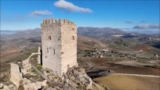 DAVIDE BARRILE SICILIA DAL DRONE FILMATO CASTELLO DI CEFALA DIANA 122023 [upl. by Caye]