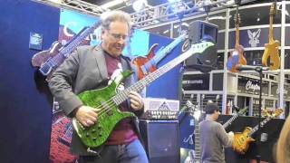 Brian Bromberg Carvin Booth NAMM 2012 [upl. by Aletta901]