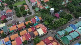 Drone View San Isidro Heights Club House and Playground Area Cabuyao Laguna Philippines Basketball [upl. by Thynne]