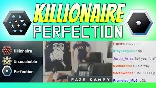 FaZe Kampy  KILLIONAIRE PERFECTION ON LIVE STREAM [upl. by Aleacim]