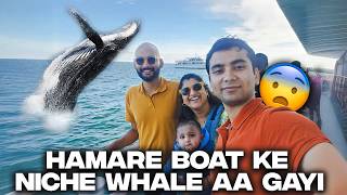 Hamare boat ke niche Whale aa gayi  Experience of a lifetime  Albeli Ritu [upl. by Remoh]