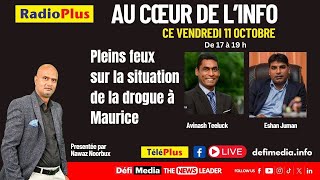 « Au Coeur de lInfo »  Pleins feux sur la situation de la drogue à Maurice [upl. by Filippo]