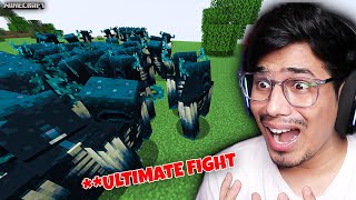 All Youtubers VS Warden In Minecraft 😱 [upl. by Eatnhoj]