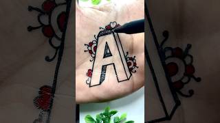 How to draw A letter for beginners ✍️ art drawing shorts [upl. by Gere99]