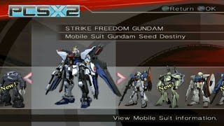 All Character Dynasty Warriors  Gundam 2 PCXS2 Emulator [upl. by Danielle]