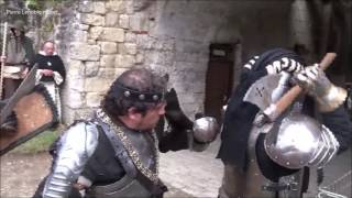 Lultime combat La prise du château Les médiévales de Berzy le Sec 2017 [upl. by Einotna352]