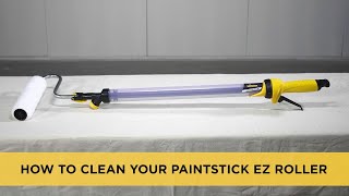 Wagner PaintStick EZ Roller Clean Up [upl. by Alejandro]