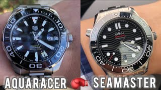 Omega Seamaster Professional Vs Tag Heuer Aquaracer  Luxury Diver Comparison [upl. by Kaitlynn]