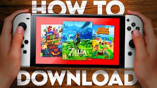 How to download a game on Nintendo Switch  EASY stepbystep instructions [upl. by Kelwunn]