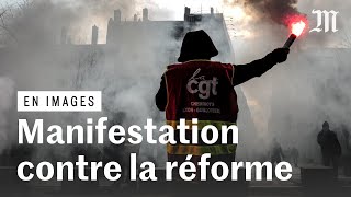 Les images de la mobilisation contre la réforme des retraites [upl. by Amalburga]