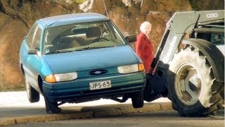 Wrecking A Parked Car  PRANK [upl. by Rehpoitsirhc]